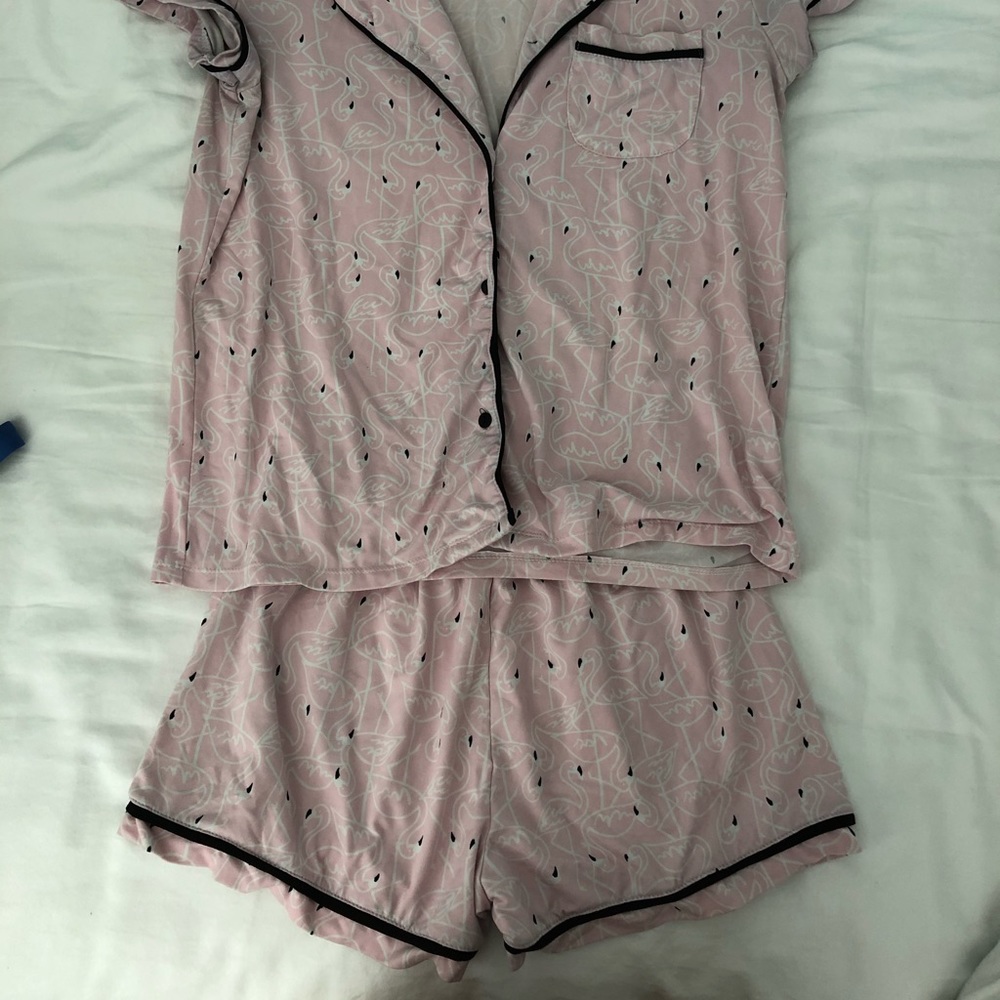 Tart Intimates Pink Flamingo Pajama Set